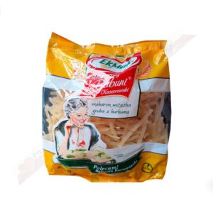 Ekmak Makaron Wstążka Gruba z Kurkumą 400g