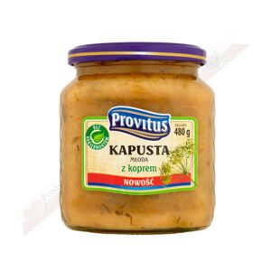 Kapusta Młoda z Koperkiem 480g